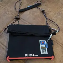 MEI OCEAN ショルダーバッグ サコッシュ 黒