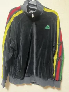 adidas トラックジャケット ラスタカラー