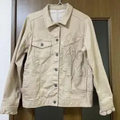 美品　アンドラブ　ベージュ カジュアルジャケット