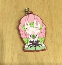 鬼滅の刃　甘露寺蜜璃　桜餅　ラバーストラップ　ガチャ