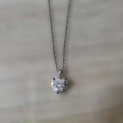 シルバー925 ハート型ペンダント ネックレス