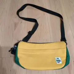 ボディバッグ 黄色と緑色 キャンバス