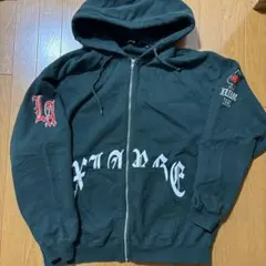 XLARGE ダークグリーン パーカー ＸLサイズ