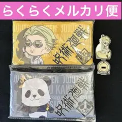 呪術廻戦 七海 パンダ ポーチ＆ミニアクスタ セット