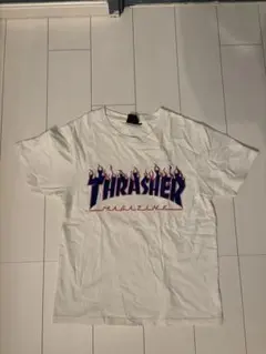 THRASHER sk8 半袖 L ホワイト値下げ⭕️