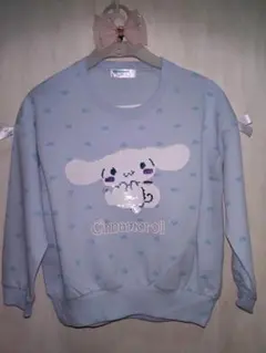新品Cinnamoroll 水色スウェット 120サイズ