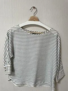 nobleボーダーカットソー トップス