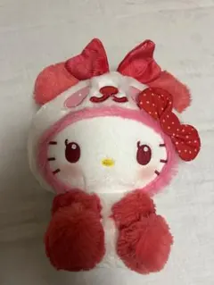 ハローキティ パンダぬいぐるみ 約20cm