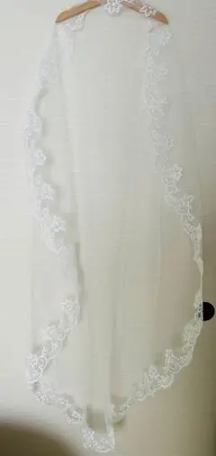 ウェディングベール レース付き 未使用