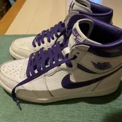Nike Air Jordan 1 ホワイト/パープル 26.5cm 専用の箱❌
