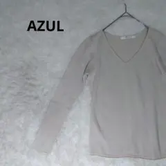 AZUL　アズール　トップス　Vネック　長袖　ニット　セーター