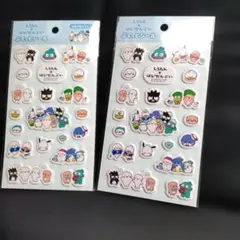 しろたん はぴだんぶい サンリオ ぷくっとシール ハンギョドン 2点　最安値