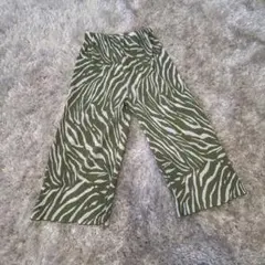 Coca ゼブラ柄ロングパンツ 110cm お洒落 キッズ 女の子 夏 ギャル