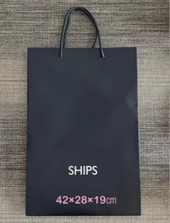 SHIPS シップス ショップ袋 紙袋 ショッパーのサムネイル