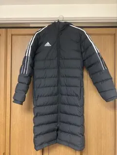 adidas アディダス ベンチコート ロングコート ブラック