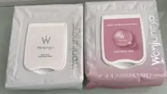 ウォンジョンヨメイク落としシートとパック２点まとめ売り価格！！