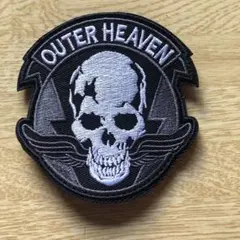 【新品】OUTER HEAVEN スカルミリタリーワッペン