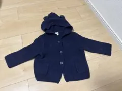 baby GAP フード付きカーディガン 6-12ヶ月 ネイビー