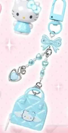 ハローキティ ミニチュアキルト シークレットキーホルダー