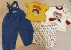 ベビー服　ミルキー　サロペット　Tシャツ　半袖、長袖　80、90サイズ　4点②
