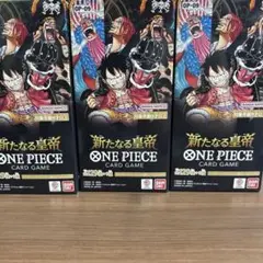 ワンピースカード 新たなる皇帝 3BOX テープカット - メルカリ