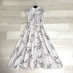 Noela 美品 ノエラ カサブランカプリントシャツワンピ Sのサムネイル
