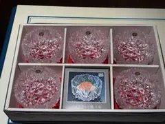 HOYA CRYSTAL クリスタル小鉢 五客　ゴージャス　器