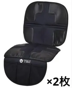 TMJ シートプロテクター ネイビー チャイルドシート　保護マット 2個セットのサムネイル