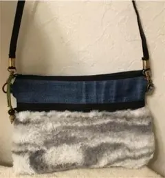 デニムリメイク サコッシュ