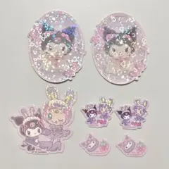 【匿名】サンリオ クロミ ステッカーセット メゾピアノ ホワイトフリル