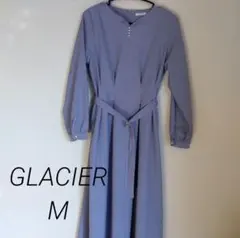 GLACIER ロングワンピース　М　水色
