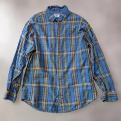 古着 Lee ユーズド チェック デニムシャツL