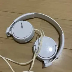 SONY 有線ヘッドホン 本体 ホワイト　動作確認済のサムネイル