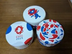 EXPO 2025 ミャクミャク　風月堂　缶 3個セット