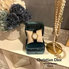 【Christian Dior】貴重　ヴィンテージディオール　デイト付き　時計のサムネイル