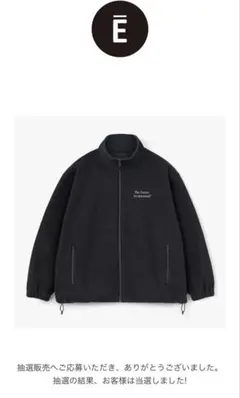 The Ennoy Professional フリースジャケット XL ブラック