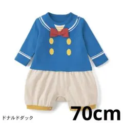 ベルメゾン ドナルドなりきりロンパース 70cm