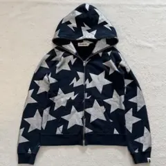 アベイシングエイプ　スターフルジップパーカー　NIGO期　初期タグ　日本製　XS