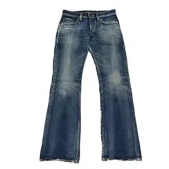 名作 EDWIN 511RV ヴィンテージ加工フレアデニムパンツ W30 L32