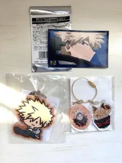 爆豪勝己 アクリルキーホルダー2個＆ステッカー1枚