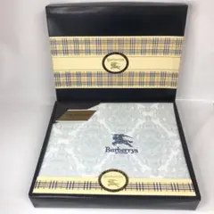 新品未使用】BURBERRY バーバリー フラットシーツ ホースロゴ ボーダー