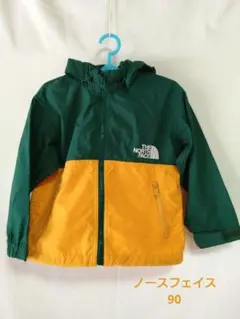ノースフェイス　コンパクトジャケット アウター　90 緑　ベビー　キッズ