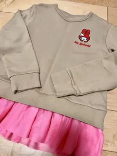 My Melody トレーナー 120cm ベージュ ピンク