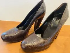 GUCCI ブラウン ハイヒール