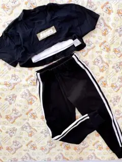 ブラック&ホワイト3点セット(120〜130cm)