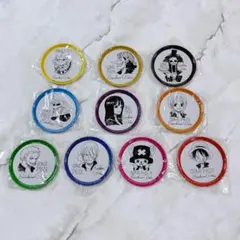 ワンピース　2009年夏コミ　アルミコースター ONE PIECE ワンピース ナツコミ2009 缶コースター 全10種 コンプ