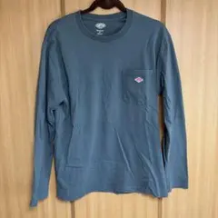 DANTON 長袖 ポケットTシャツ グリーンのサムネイル
