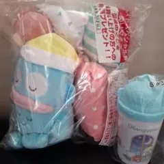 サンリオ当たりくじ　ハンギョドン　⑧タンブラー　ラストワン賞　ぬいぐるみ