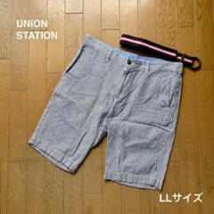 【即日発送】UNION STATION ストライプ ショートパンツ LLサイズのサムネイル