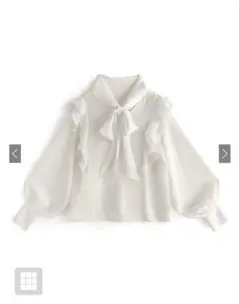 【GRL】4Wayボウタイフリル楊柳シフォンブラウス［Kz289］